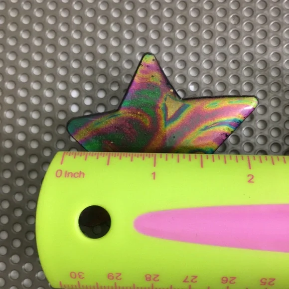 🖤Big Star clip earrings - Picture 11 of 17